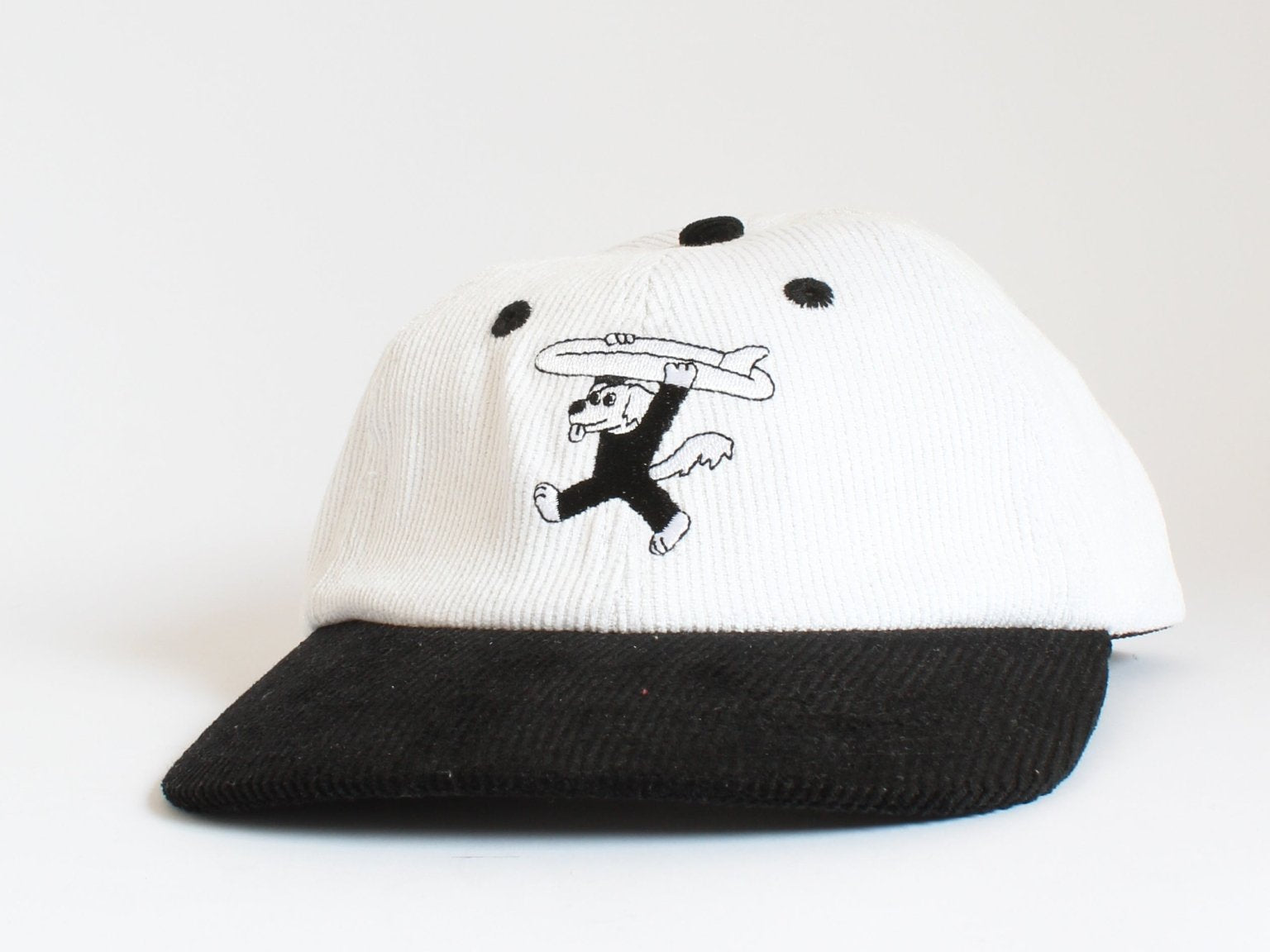 DOG 6 PANEL - BLACK/WHITE - Shaggy