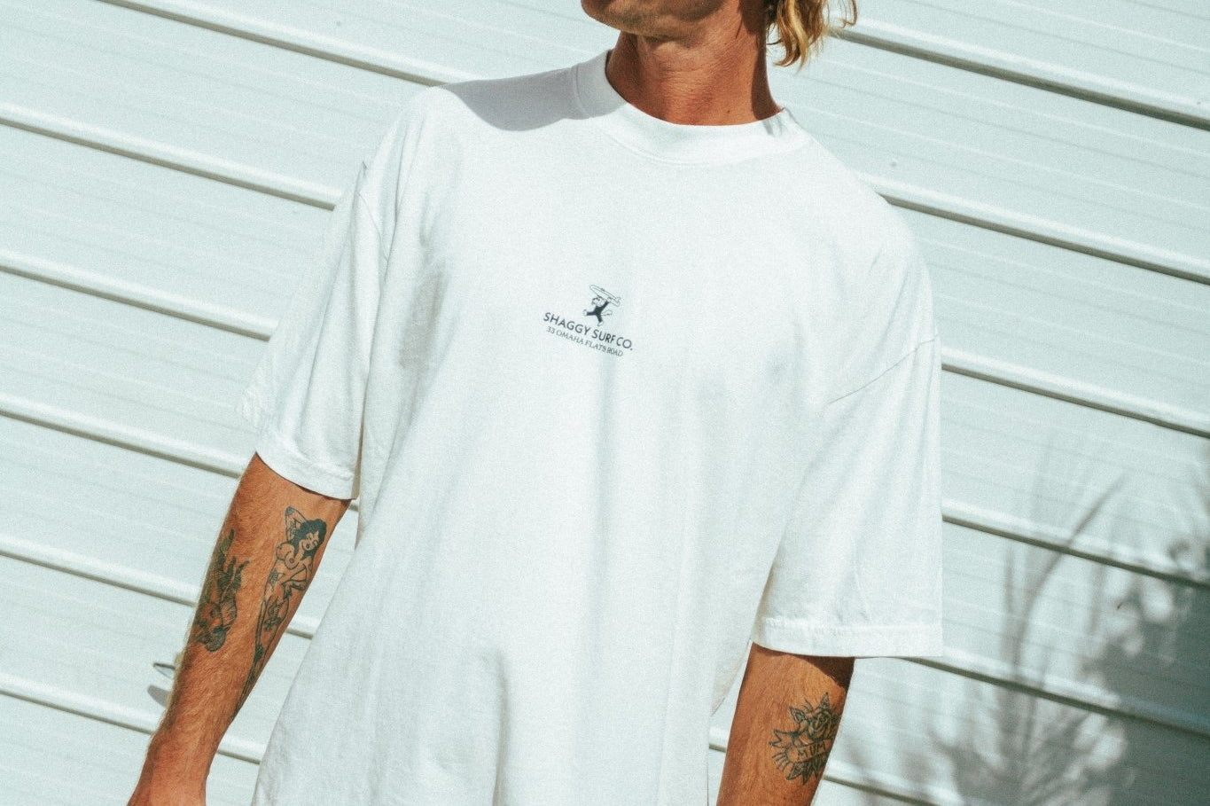 SHOP T - SHIRT WHITE - Shaggy