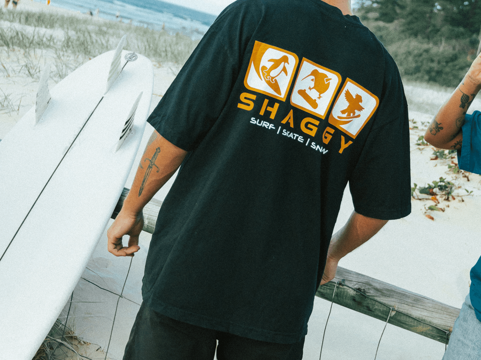 BOARDRIDERS T - SHIRT - Shaggy