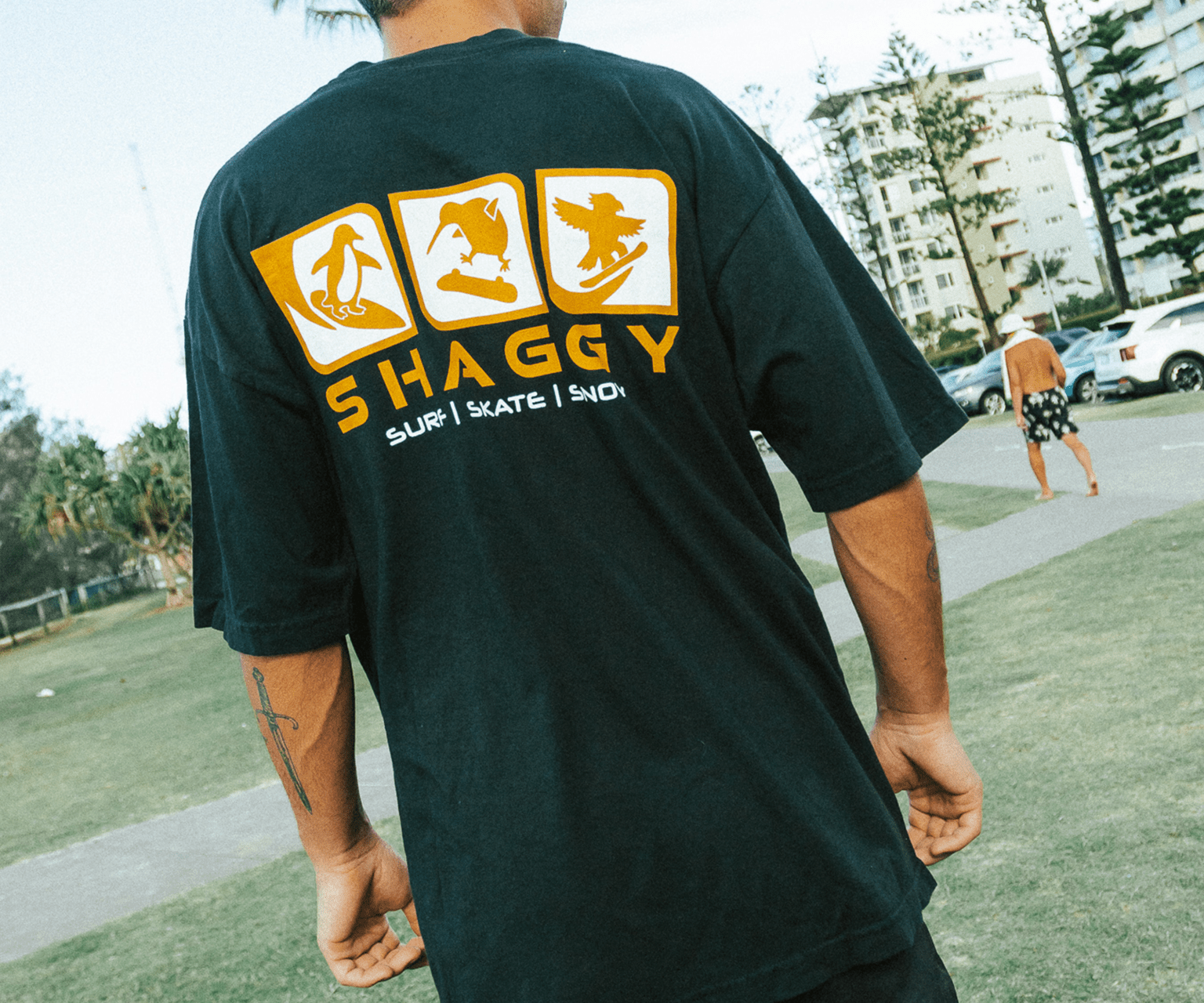 BOARDRIDERS T - SHIRT - Shaggy