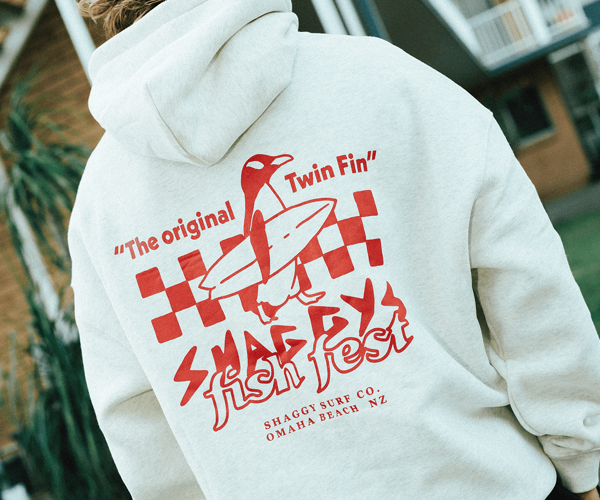FISH FEST HOOD - Shaggy