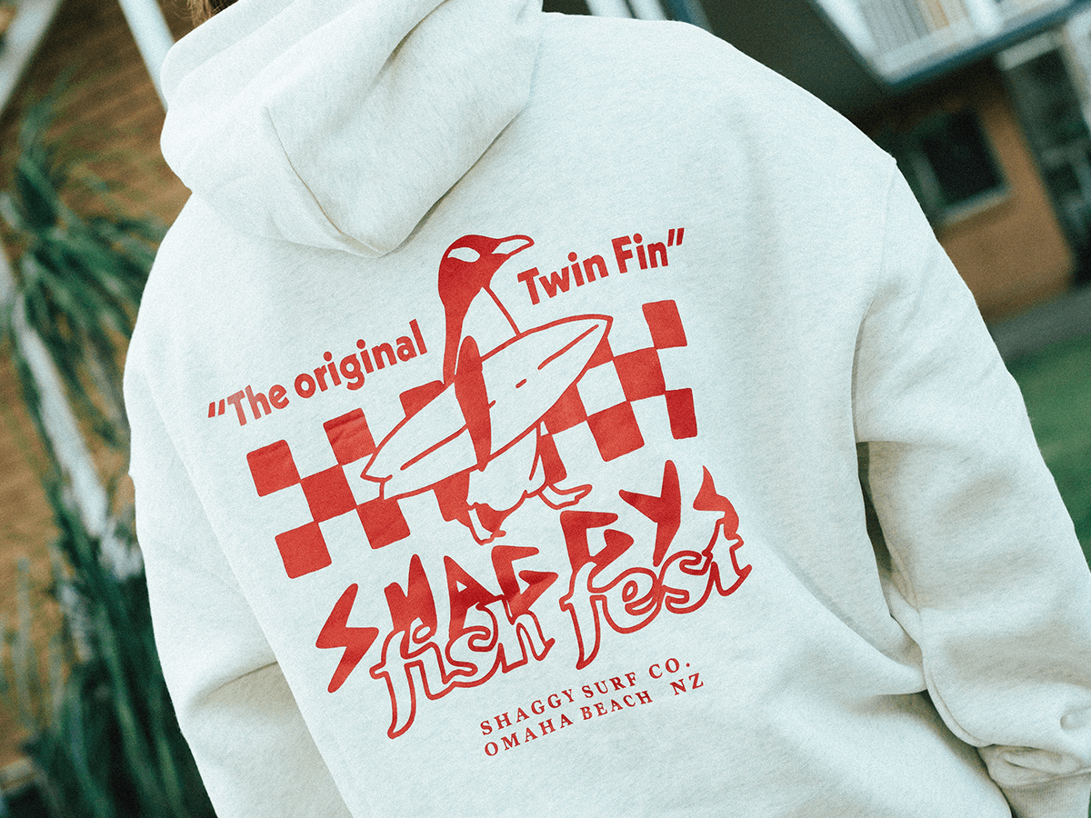 FISH FEST HOOD - Shaggy