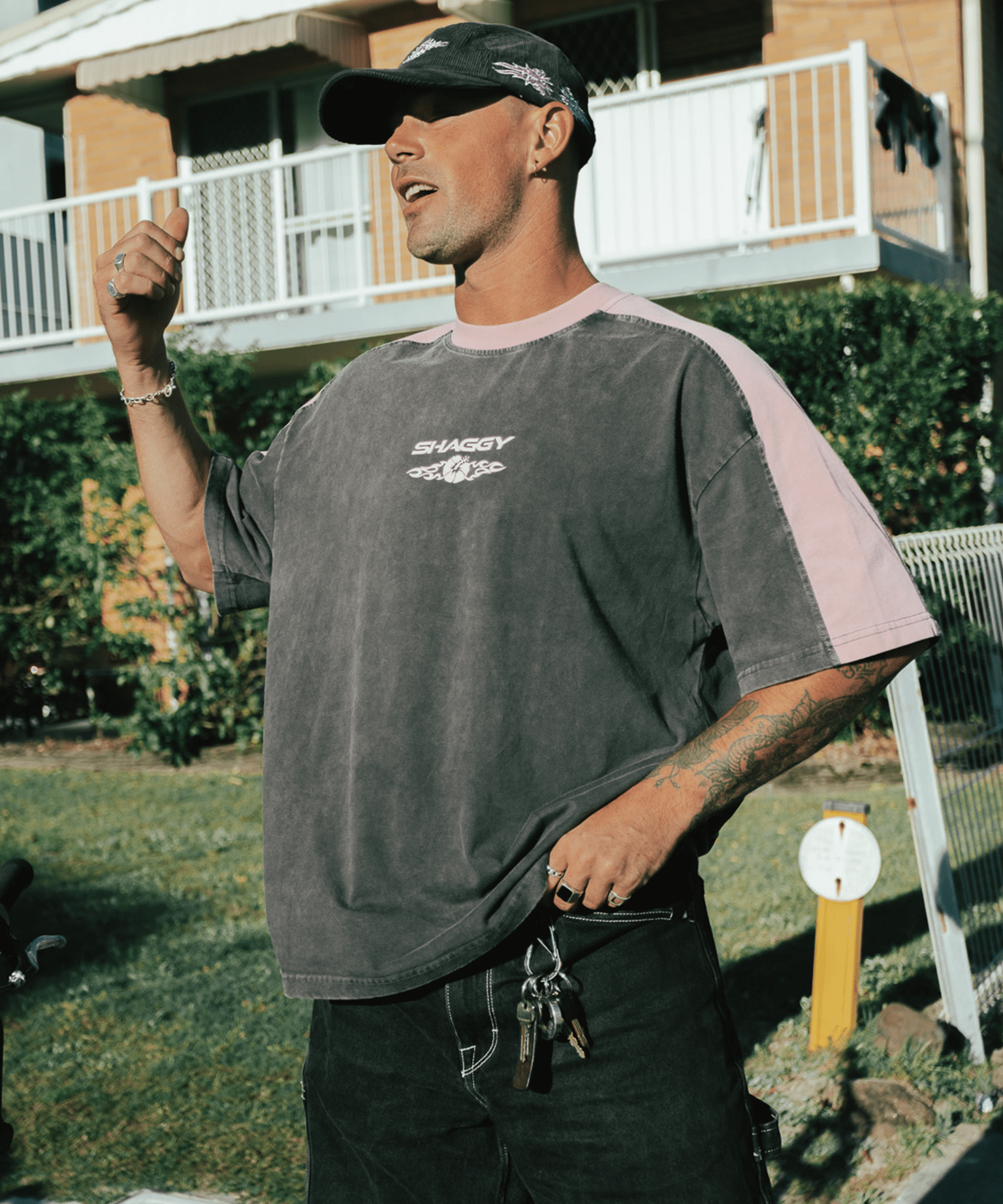 FLORA BOX TEE - Shaggy