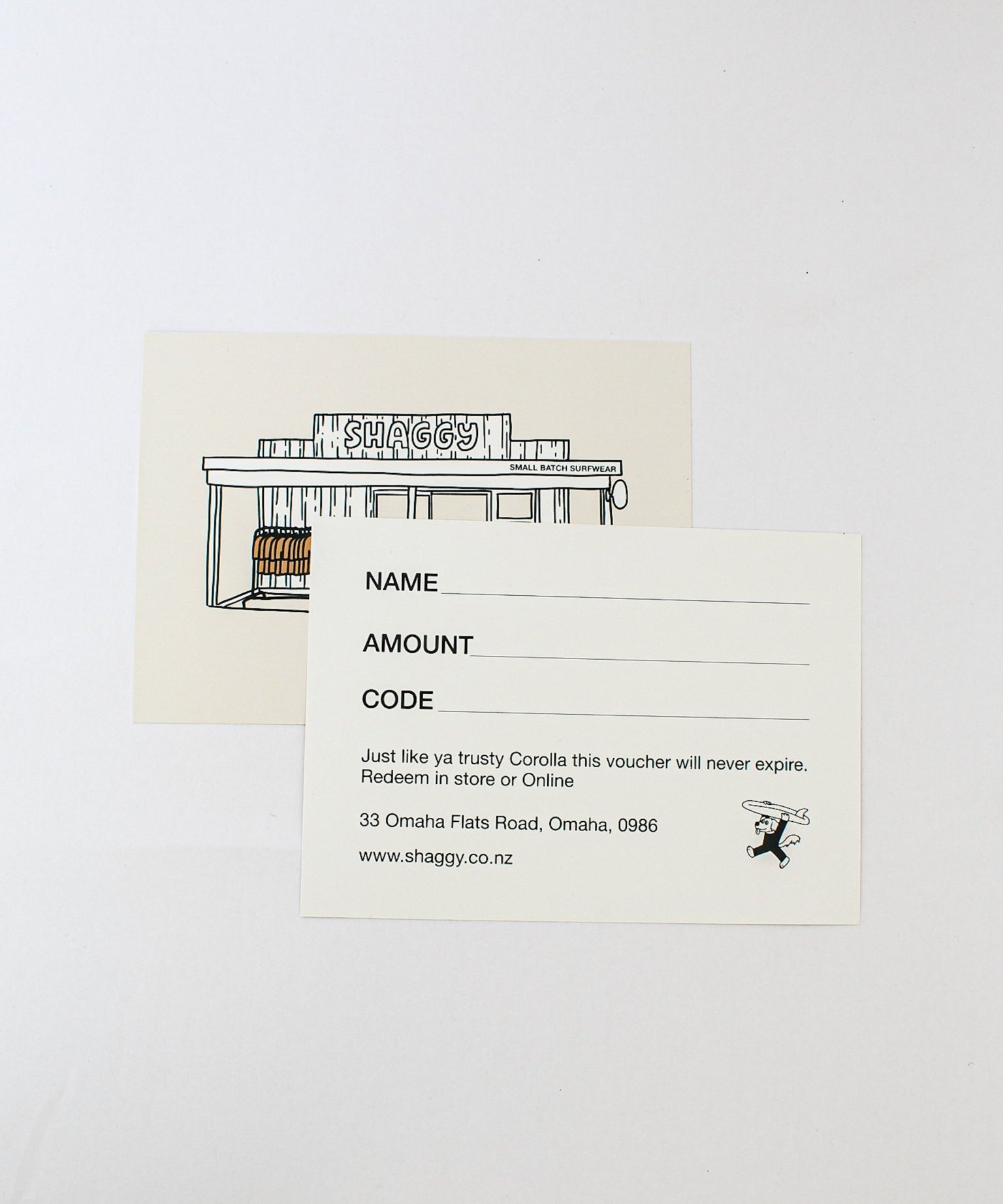 PHYSICAL GIFT CARD - Shaggy