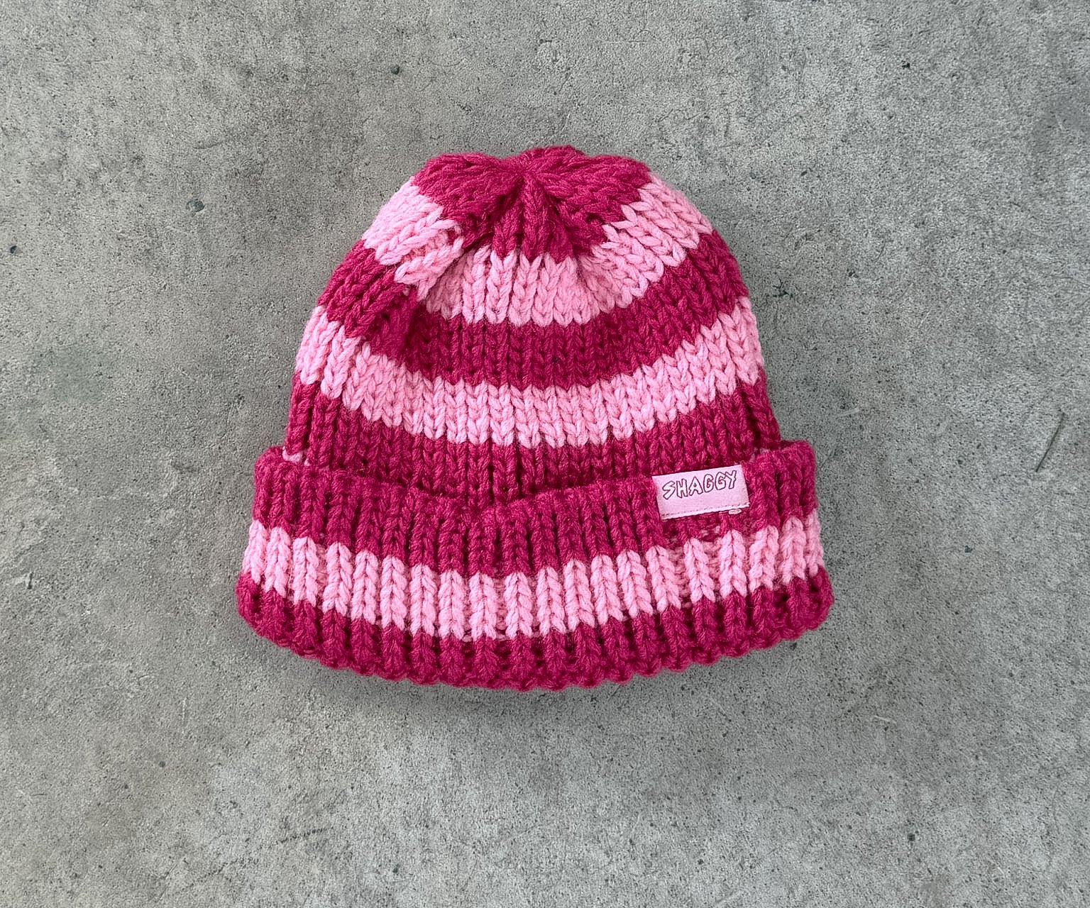 STRIPE BEANIE - Shaggy