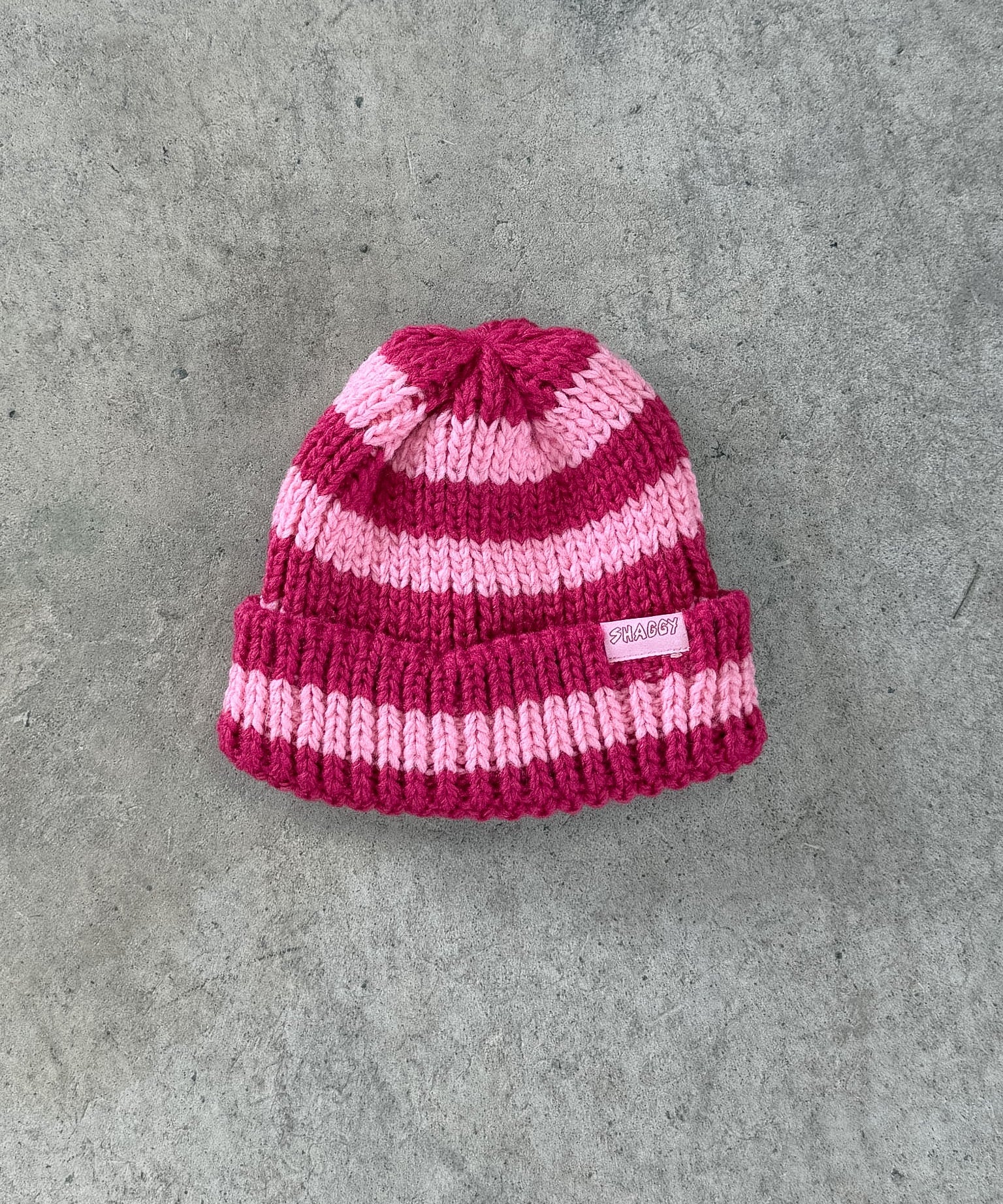 STRIPE BEANIE - Shaggy