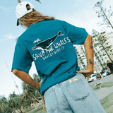 WHALES T - SHIRT - Shaggy